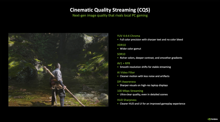 Auch bei der Übertragung zum Streaming-Endgerät hat Nvidia zahlreiche Verbesserungen angekündigt. (Bild: Nvidia)